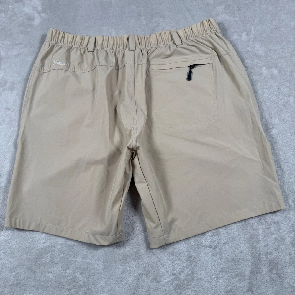 Pudolla Hiking Shorts Men XL Khaki Tan Lightweight Stretch Quick Dry Outdoor New